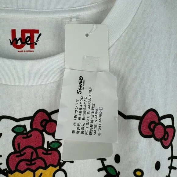 UNIQLO UT Sanrio Hello Kitty Japan Kawaii Graphic Print Short Sleeve T-Shirt XL - Picture 6 of 9